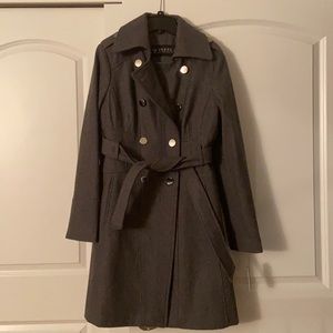 NWT Guess heather gray wool coat